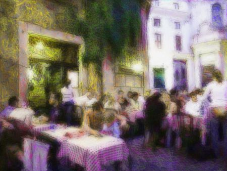 rome outdoor cafe 4 sketch painter 8-1-11.jpg